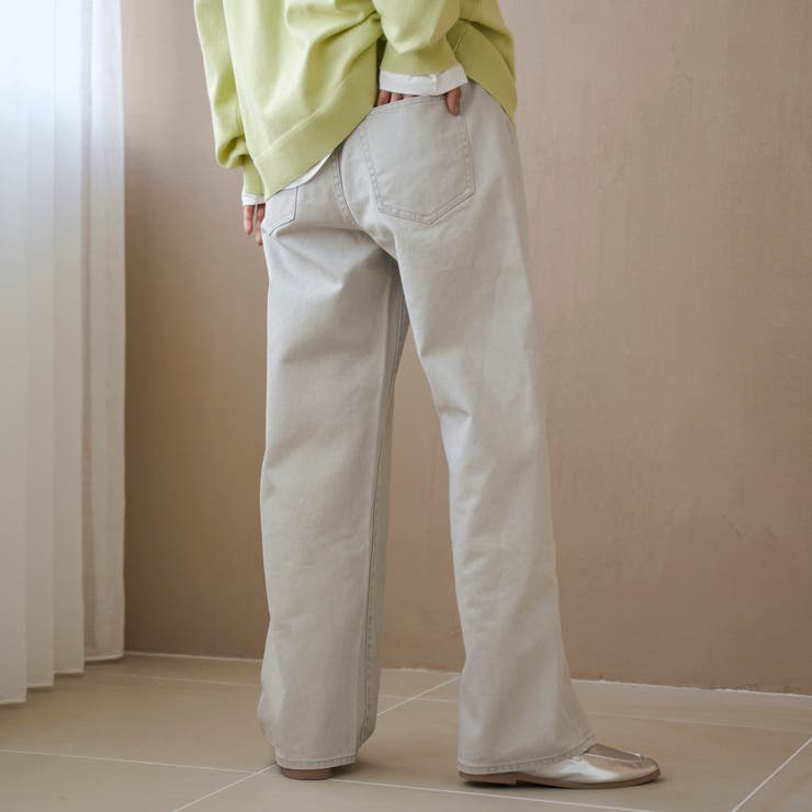 【スプリングカラー】ストレートカラーデニムパンツ | coen【women】 | 詳細画像6 