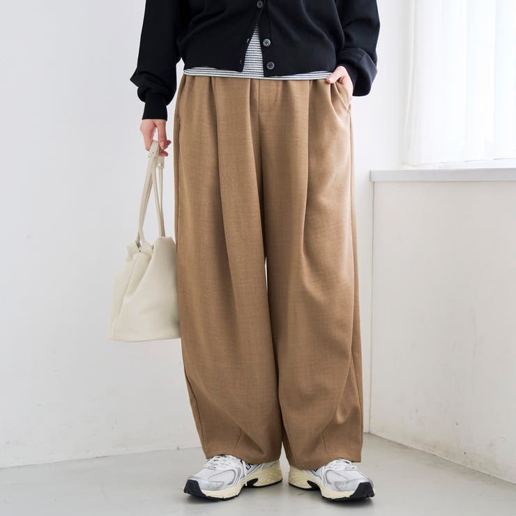 リネンタッチイージーカーブパンツ | coen【women】 | 詳細画像22 