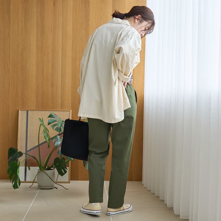 【定番/接触冷感】イージービューティーテーパードパンツ（WEB限定サイズあり） | coen【women】 | 詳細画像26 