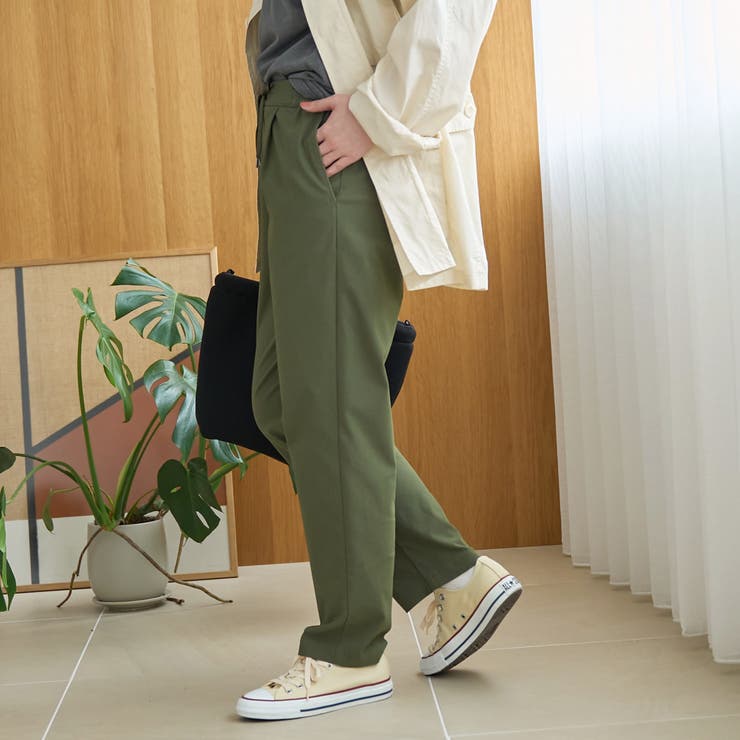 【定番/接触冷感】イージービューティーテーパードパンツ（WEB限定サイズあり） | coen【women】 | 詳細画像27 