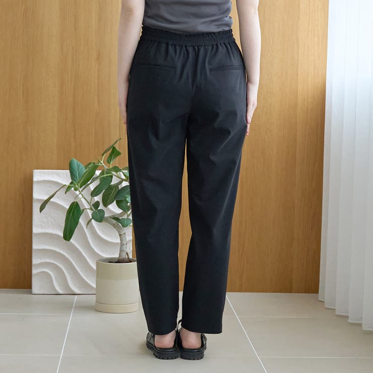 【定番/接触冷感】イージービューティーテーパードパンツ（WEB限定サイズあり） | coen【women】 | 詳細画像38 