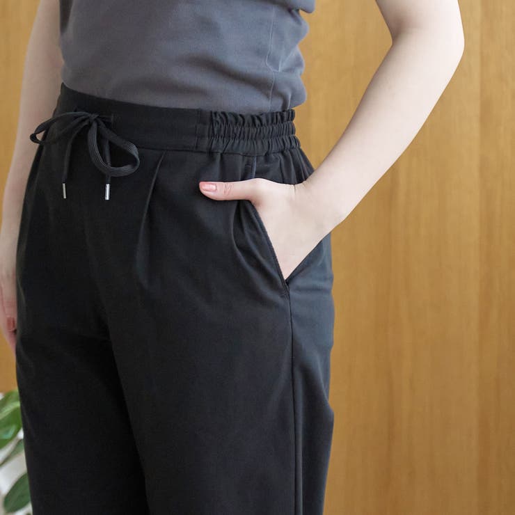 【定番/接触冷感】イージービューティーテーパードパンツ（WEB限定サイズあり） | coen【women】 | 詳細画像40 