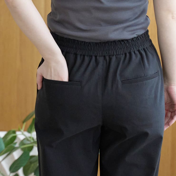 【定番/接触冷感】イージービューティーテーパードパンツ（WEB限定サイズあり） | coen【women】 | 詳細画像42 
