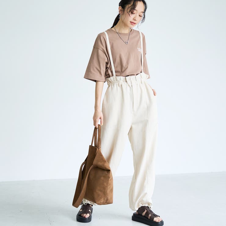 サスペンダー付き フリルワークパンツ | coen【women】 | 詳細画像10 