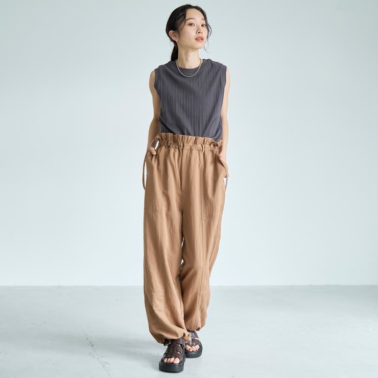 サスペンダー付き フリルワークパンツ | coen【women】 | 詳細画像14 