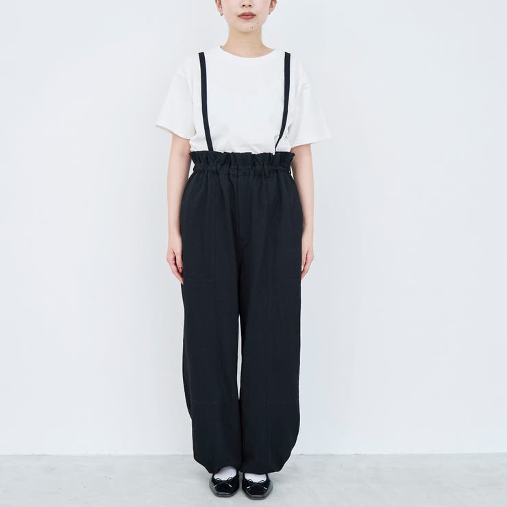 サスペンダー付き フリルワークパンツ | coen【women】 | 詳細画像20 