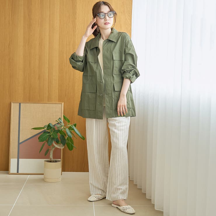 【接触冷感】リネンレーヨン ワイドストレートパンツ（WEB限定サイズあり） | coen【women】 | 詳細画像20 
