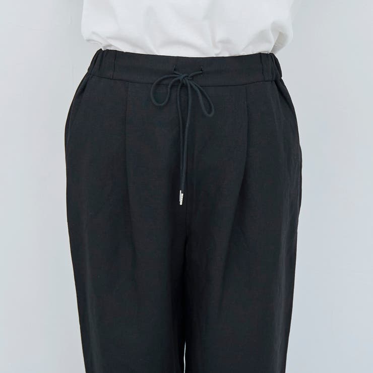 【接触冷感】リネンレーヨン ワイドストレートパンツ（WEB限定サイズあり） | coen【women】 | 詳細画像31 