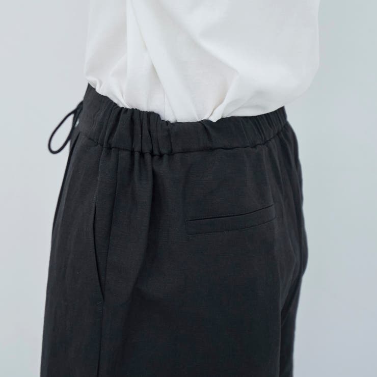 【接触冷感】リネンレーヨン ワイドストレートパンツ（WEB限定サイズあり） | coen【women】 | 詳細画像34 