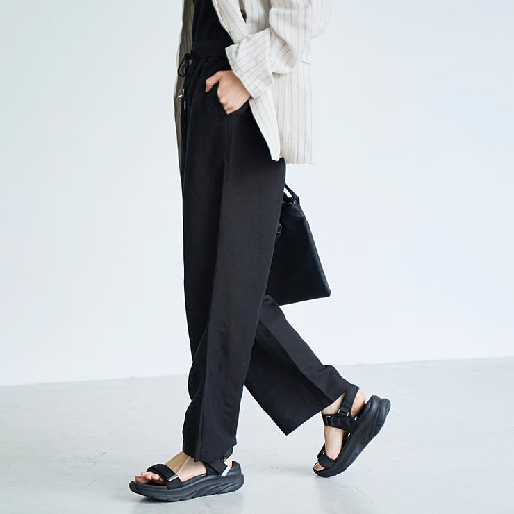【接触冷感】リネンレーヨン ワイドストレートパンツ（WEB限定サイズあり） | coen【women】 | 詳細画像5 