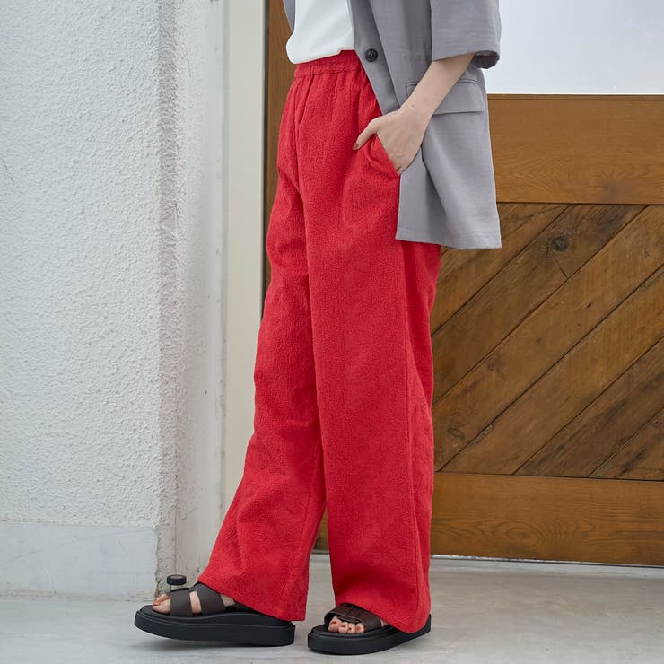 【Lipa（リパ）別注】総刺繍イージーワイドパンツ | coen【women】 | 詳細画像16 