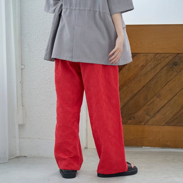 【Lipa（リパ）別注】総刺繍イージーワイドパンツ | coen【women】 | 詳細画像17 