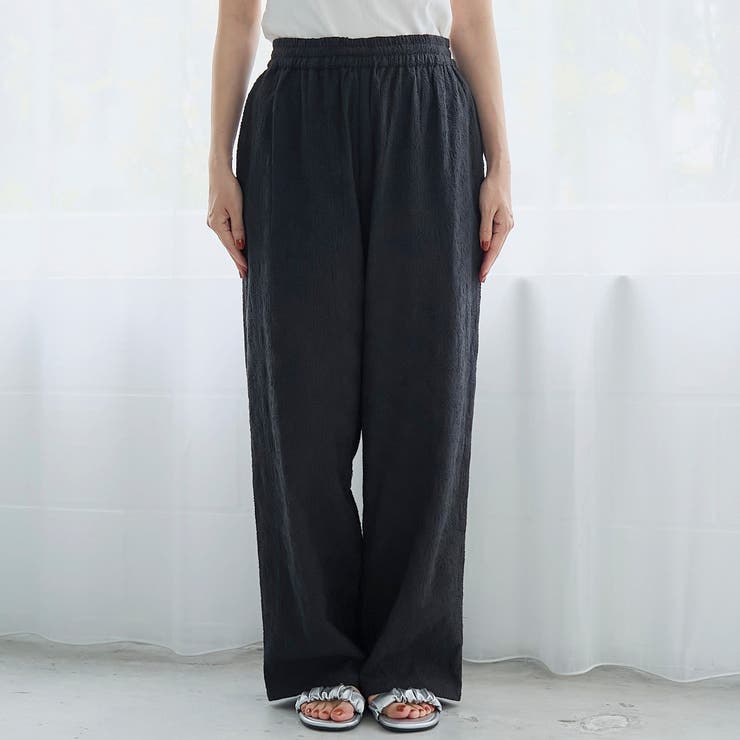 【Lipa（リパ）別注】総刺繍イージーワイドパンツ | coen【women】 | 詳細画像18 