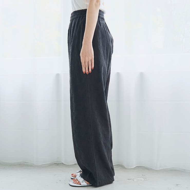 【Lipa（リパ）別注】総刺繍イージーワイドパンツ | coen【women】 | 詳細画像19 