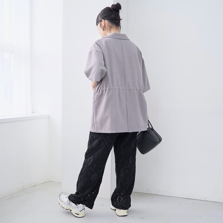 モチーフ刺繍レース イージーワイドパンツ | coen【women】 | 詳細画像10 