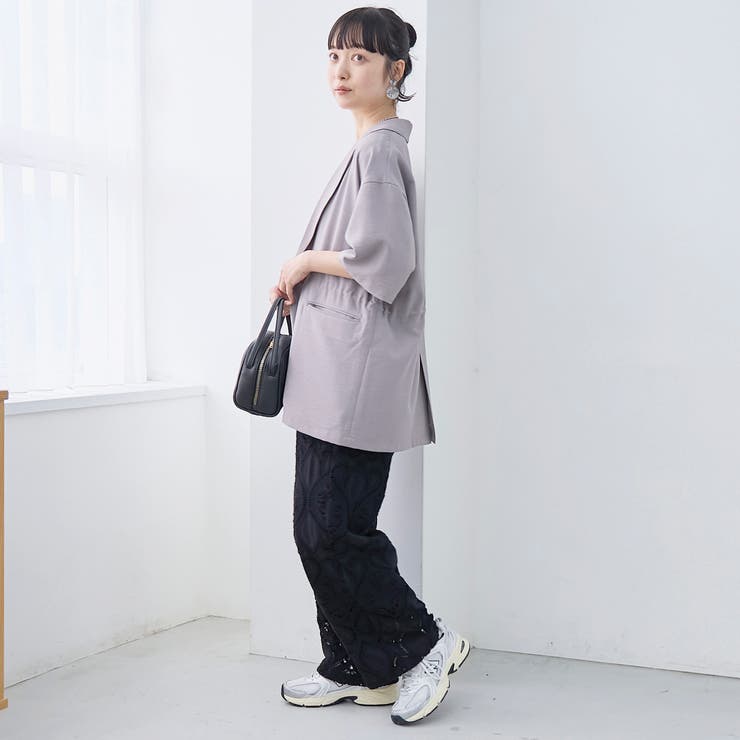 モチーフ刺繍レース イージーワイドパンツ | coen【women】 | 詳細画像9 