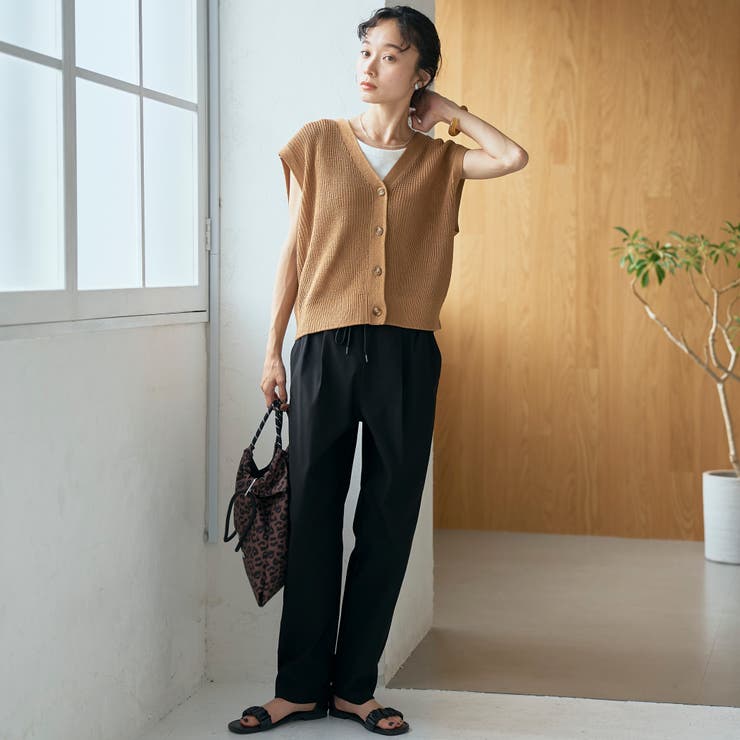 イージービューティーテーパードパンツ（WEB限定サイズ）【シリーズ累計販売数20… | coen【women】 | 詳細画像2 
