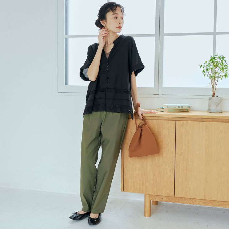 イージービューティーテーパードパンツ（WEB限定サイズ）【シリーズ累計販売数20… | coen【women】 | 詳細画像24 