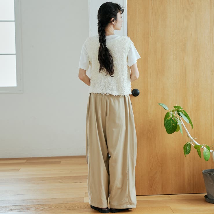 2タックとろみコクーンワイドパンツ | coen【women】 | 詳細画像4 