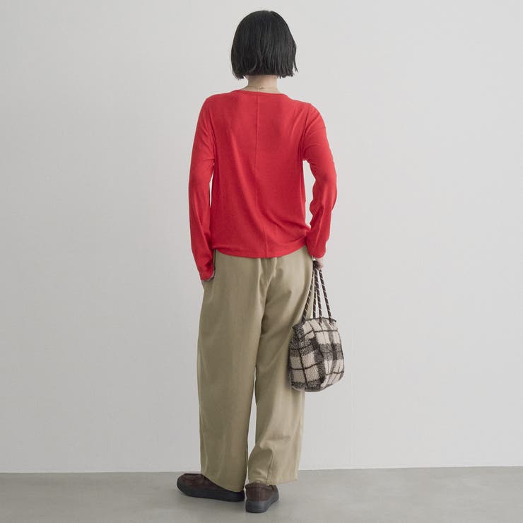 ウールライクイージーカーブパンツ | coen【women】 | 詳細画像16 