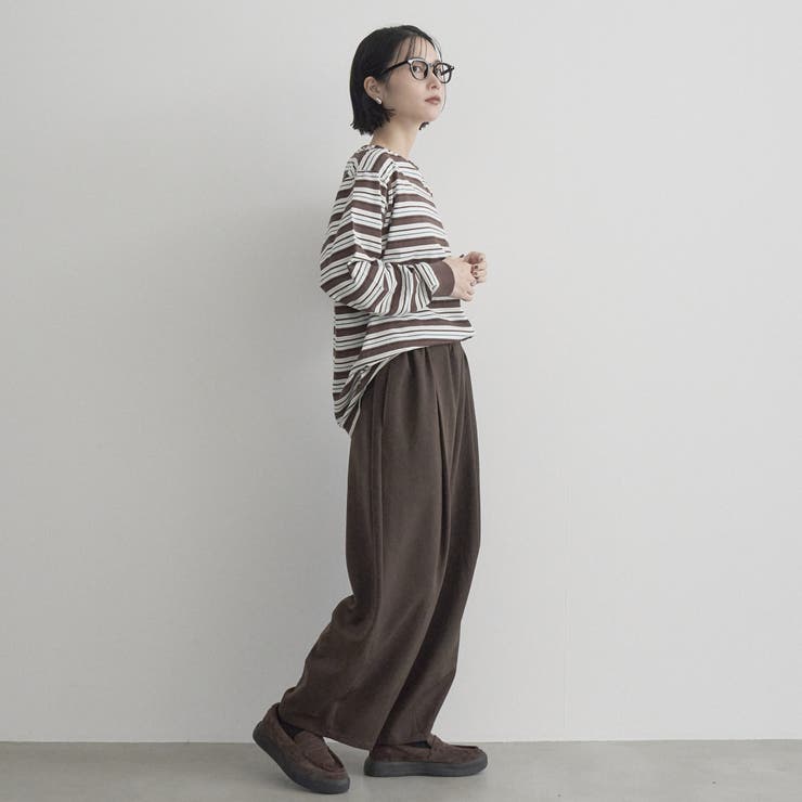 ウールライクイージーカーブパンツ | coen【women】 | 詳細画像20 