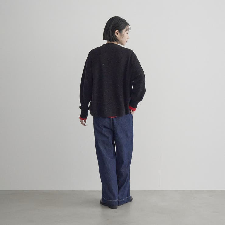 裏起毛ワイドデニムパンツ | coen【women】 | 詳細画像27 