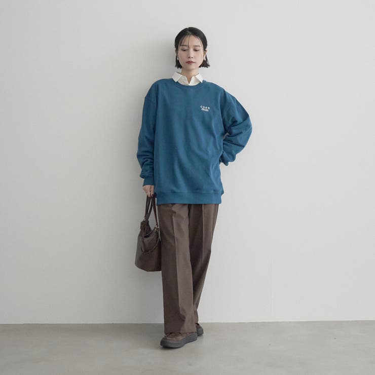【定番 帯電防止】イージービューティーチェックワイドパンツ（WEB限定サイズあり… | coen【women】 | 詳細画像8 