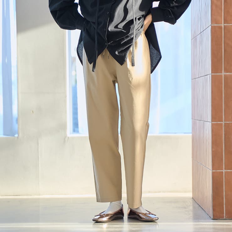 BEIGE | マルチファンクションやみつきストレッチパンツ（WEB限定サイズ） | coen【women】
