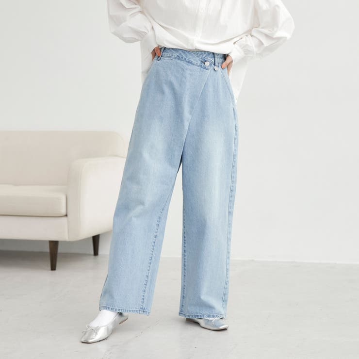 【脱ベーシック】デニムラップバギーパンツ | coen【women】 | 詳細画像10 