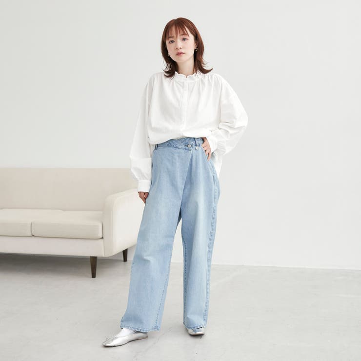 【脱ベーシック】デニムラップバギーパンツ | coen【women】 | 詳細画像11 