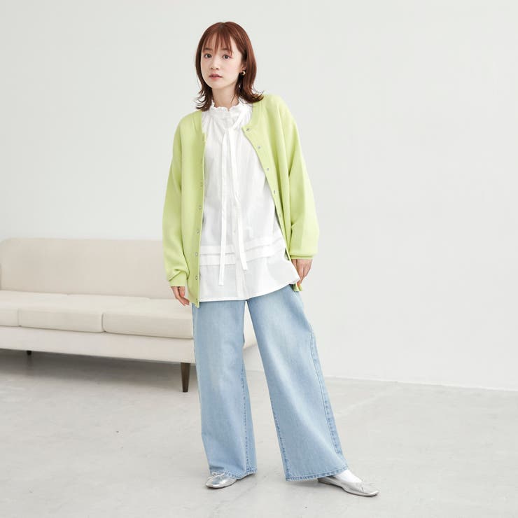 【脱ベーシック】デニムラップバギーパンツ | coen【women】 | 詳細画像13 