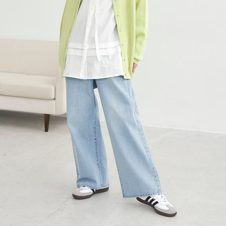 【脱ベーシック】デニムラップバギーパンツ | coen【women】 | 詳細画像9 