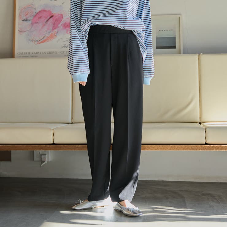 イージービューティーテーパードパンツ（WEB限定サイズ） | coen【women】 | 詳細画像1 