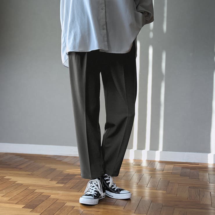 DK.GRAY | イージービューティーテーパードパンツ（WEB限定サイズ） | coen【women】