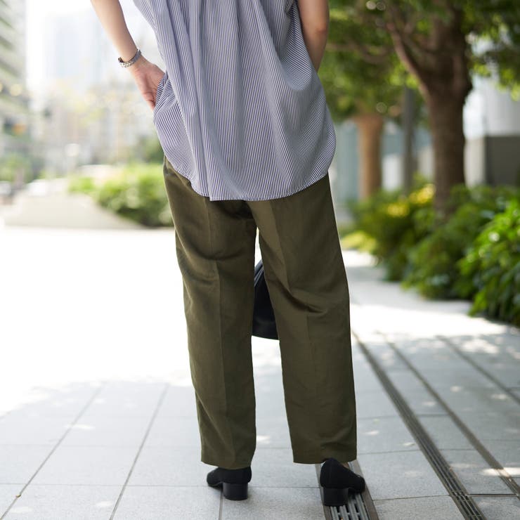 接触冷感リネンレーヨンテーパードパンツ（WEB限定サイズ） | coen【women】 | 詳細画像17 