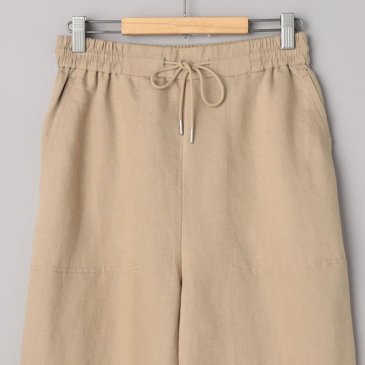 接触冷感リネンレーヨンワイドパンツ（WEB限定サイズ） | coen【women】 | 詳細画像28 