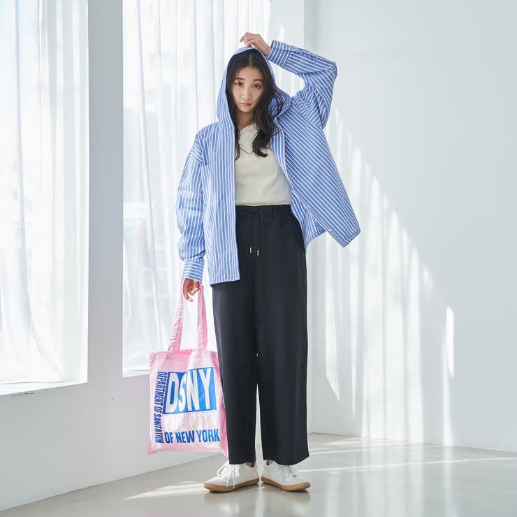 接触冷感リネンレーヨンワイドパンツ（WEB限定サイズ） | coen【women】 | 詳細画像5 