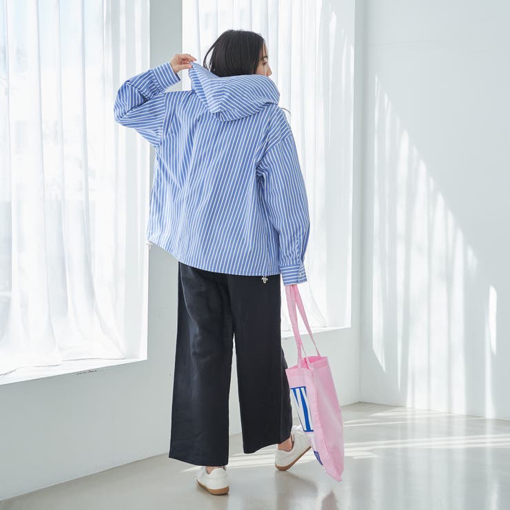 接触冷感リネンレーヨンワイドパンツ（WEB限定サイズ） | coen【women】 | 詳細画像7 