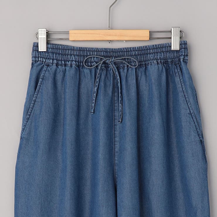 ライトデニムイージーワイドパンツ | coen【women】 | 詳細画像17 