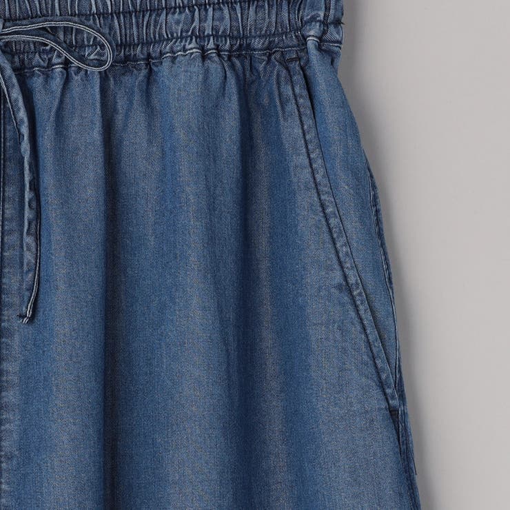 ライトデニムイージーワイドパンツ | coen【women】 | 詳細画像18 