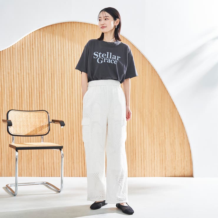 【スザンヌさんコラボ】Suuエンブロレースカーゴパンツ | coen【women】 | 詳細画像3 