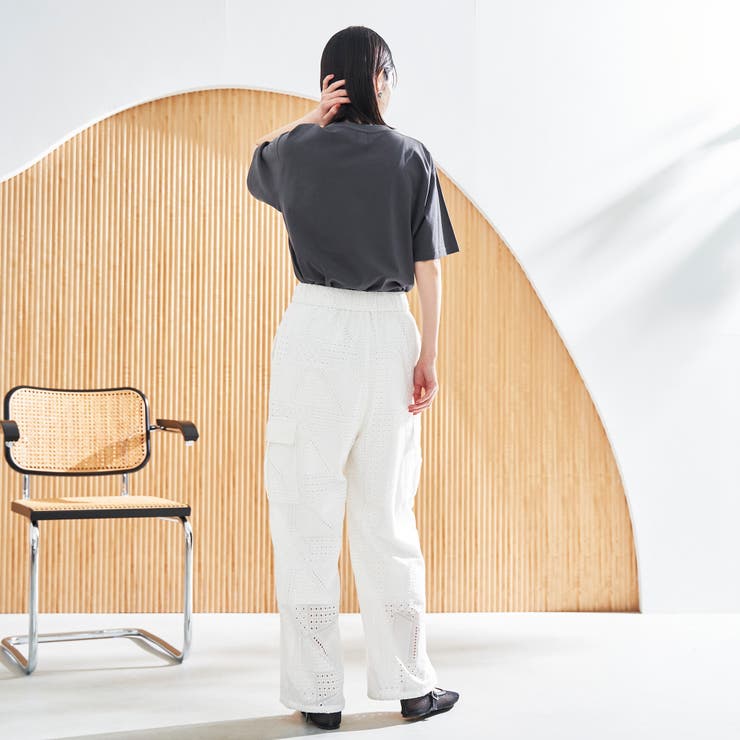 【スザンヌさんコラボ】Suuエンブロレースカーゴパンツ | coen【women】 | 詳細画像5 