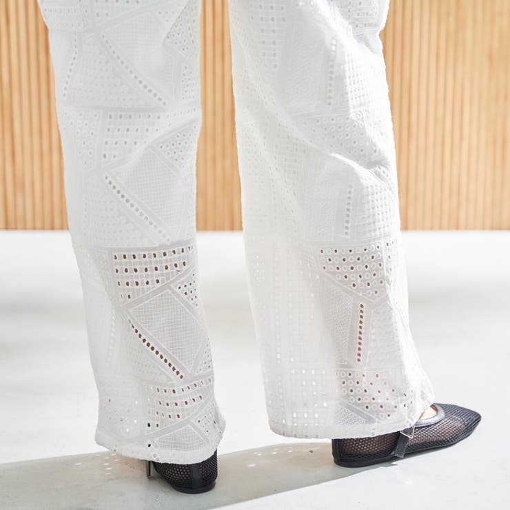 【スザンヌさんコラボ】Suuエンブロレースカーゴパンツ | coen【women】 | 詳細画像7 