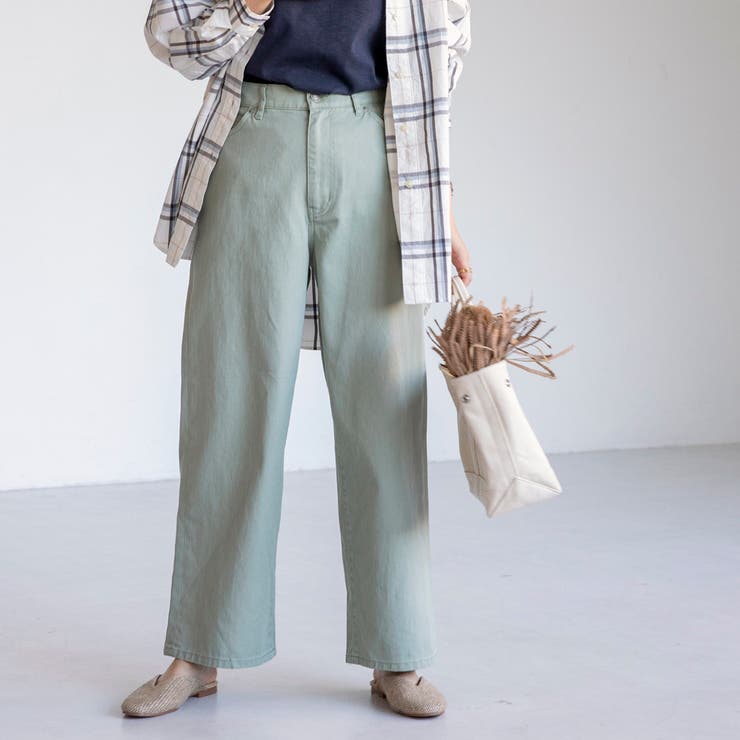 Web限定カラー サイズ ニュアンスカラーワイドパンツ 品番 Coew Coen Outlet コーエンアウトレット のレディースファッション通販 Shoplist ショップリスト