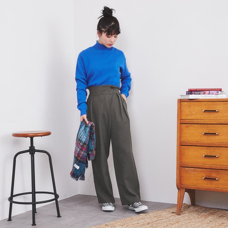 ハイウエストラップパンツ[品番：COEW0003747]｜coen【women