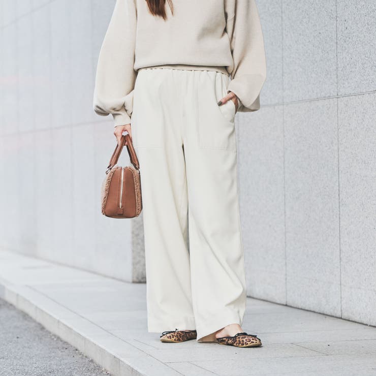 デイリーイージーセミワイド裏起毛パンツ[品番：COEW0003893]｜coen