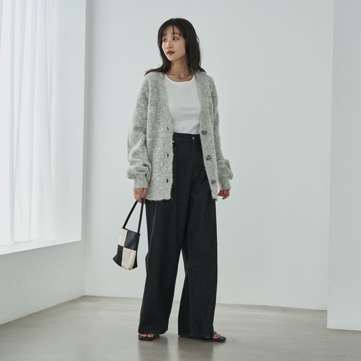 タックワイドデニムパンツ | coen【women】 | 詳細画像21 