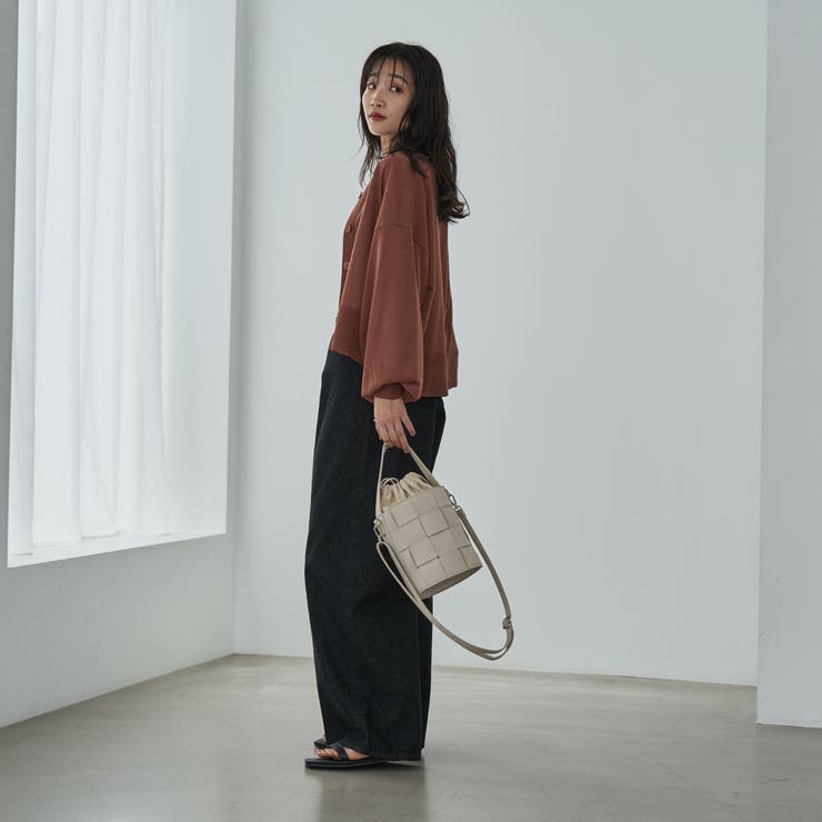 タックワイドデニムパンツ | coen【women】 | 詳細画像24 
