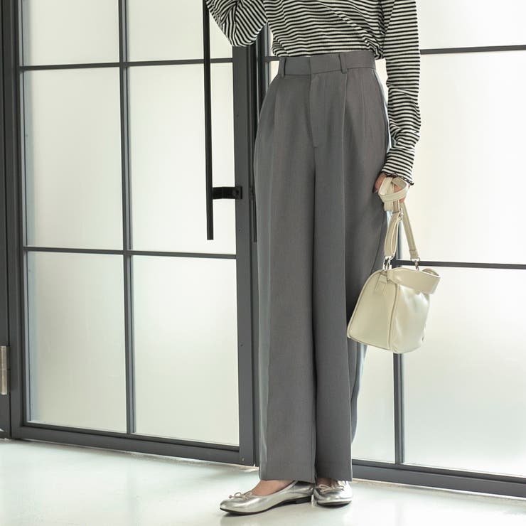 2タックワイドスラックス23AW[品番：COEW0004674]｜coen【women】（コーエン）のレディースファッション通販｜SHOPLIST（ショップリスト）