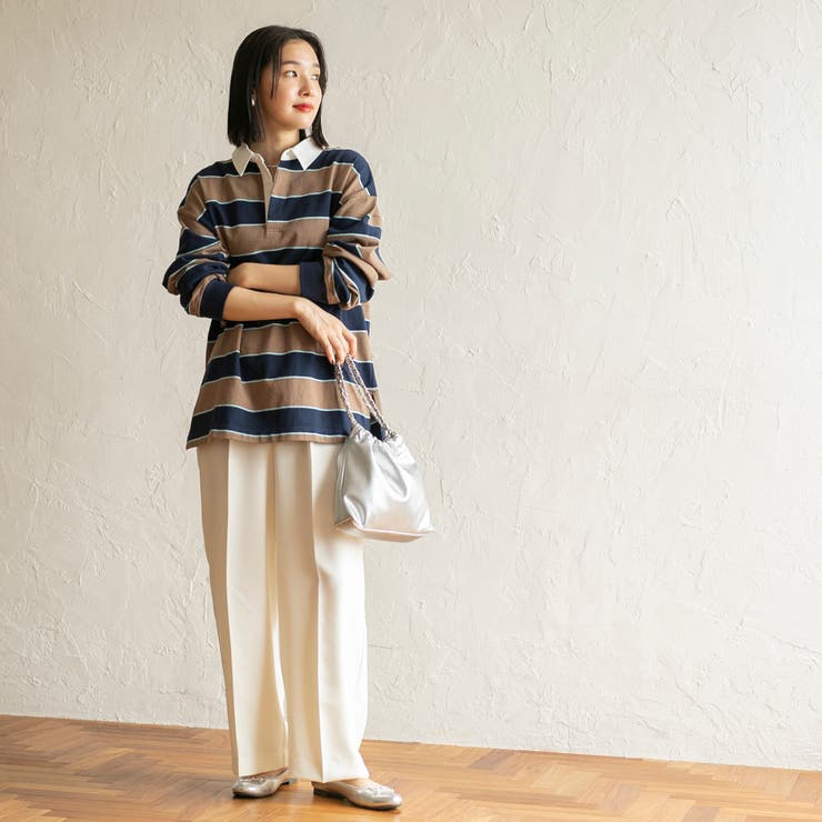 2タックワイドスラックス23AW[品番：COEW0004674]｜coen【women